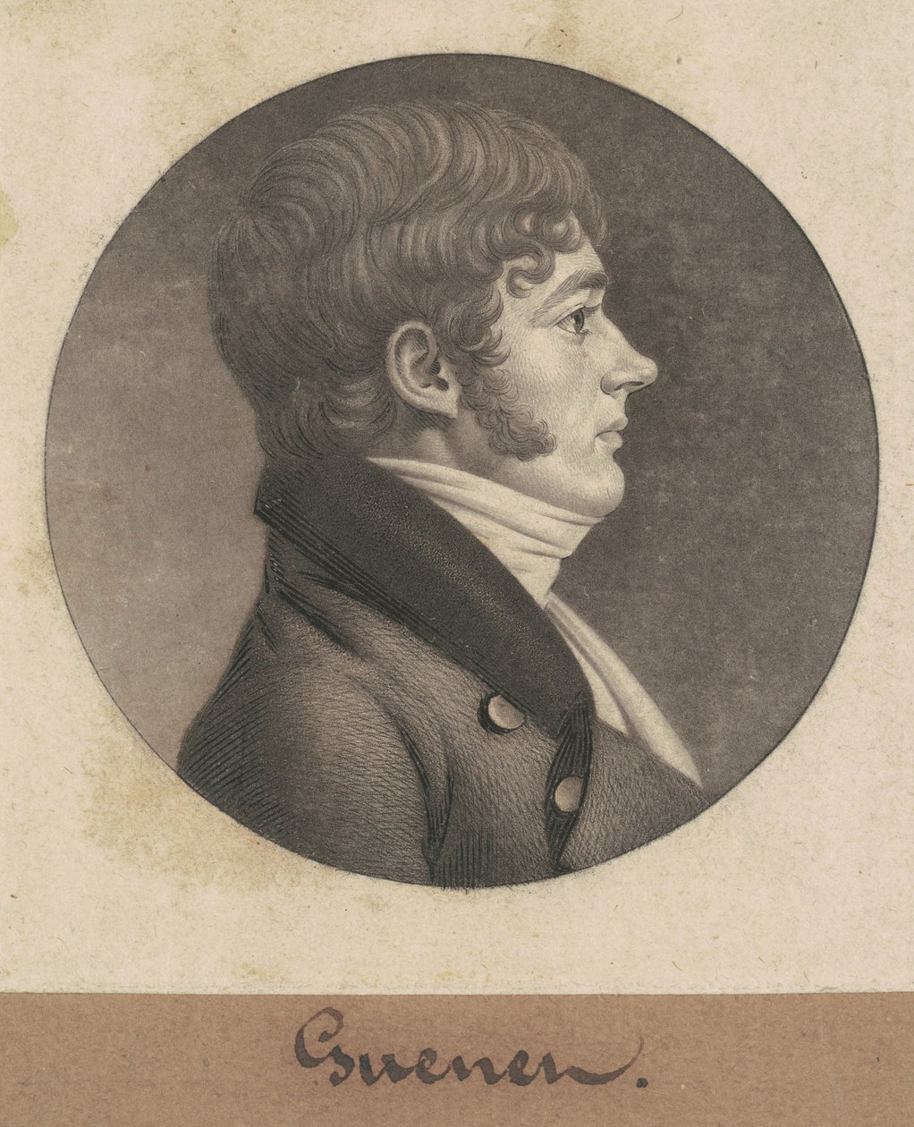 Guenet alkotó: Charles B. J. Févret de Saint Mémin