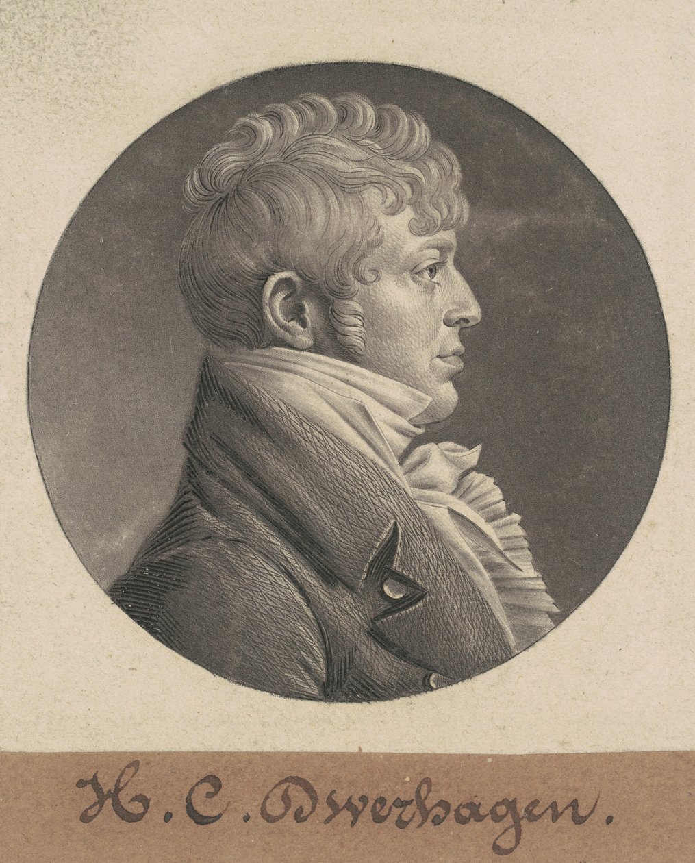 H. C. Dwerhagen alkotó: Charles B. J. Févret de Saint Mémin