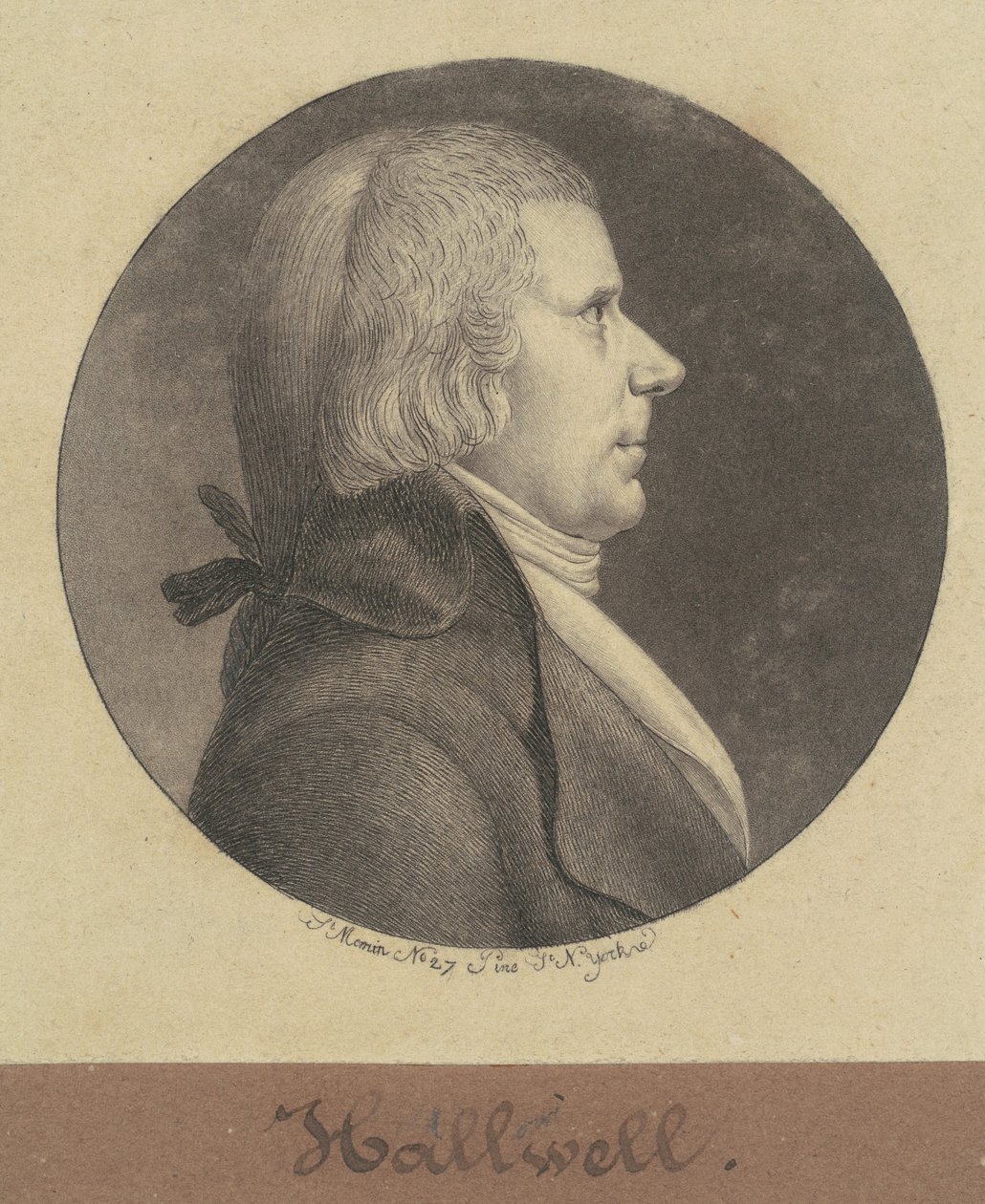 Hallwell alkotó: Charles B. J. Févret de Saint Mémin