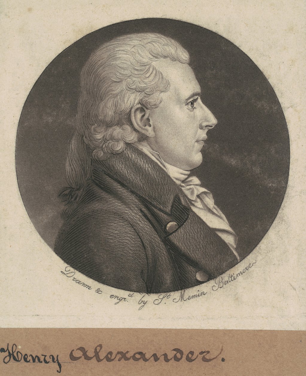 Henrik Sándor alkotó: Charles B. J. Févret de Saint Mémin