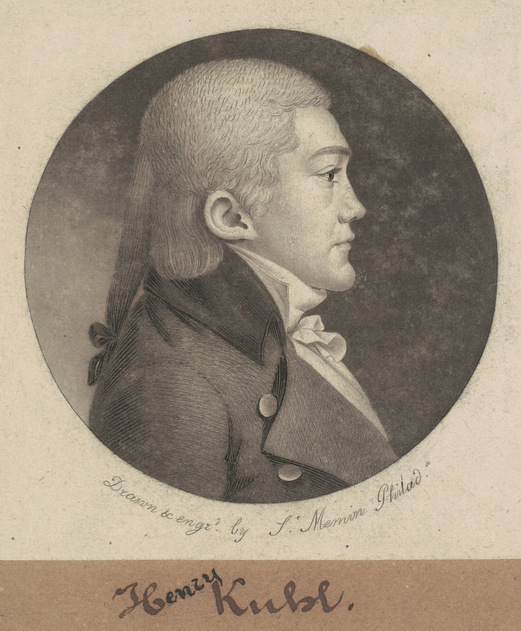 Henry Kuhl alkotó: Charles B. J. Févret de Saint Mémin