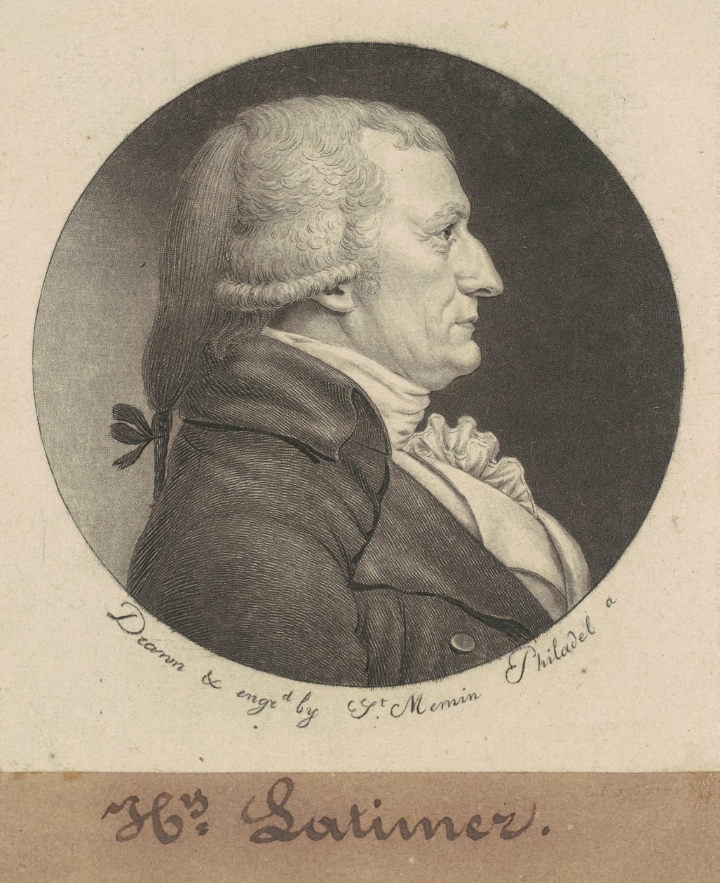 Henry Latimer alkotó: Charles B. J. Févret de Saint Mémin