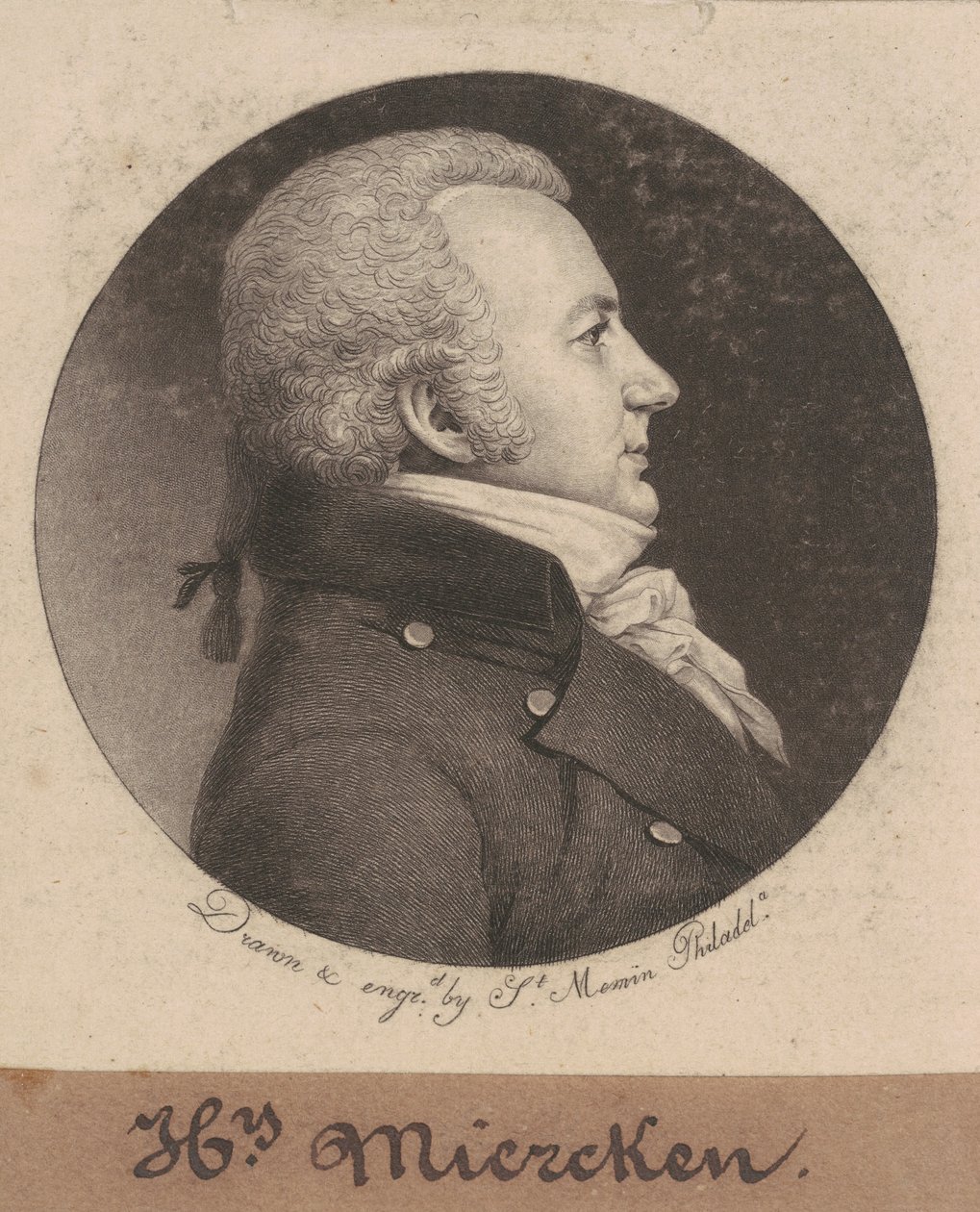 Henry Miercken alkotó: Charles B. J. Févret de Saint Mémin