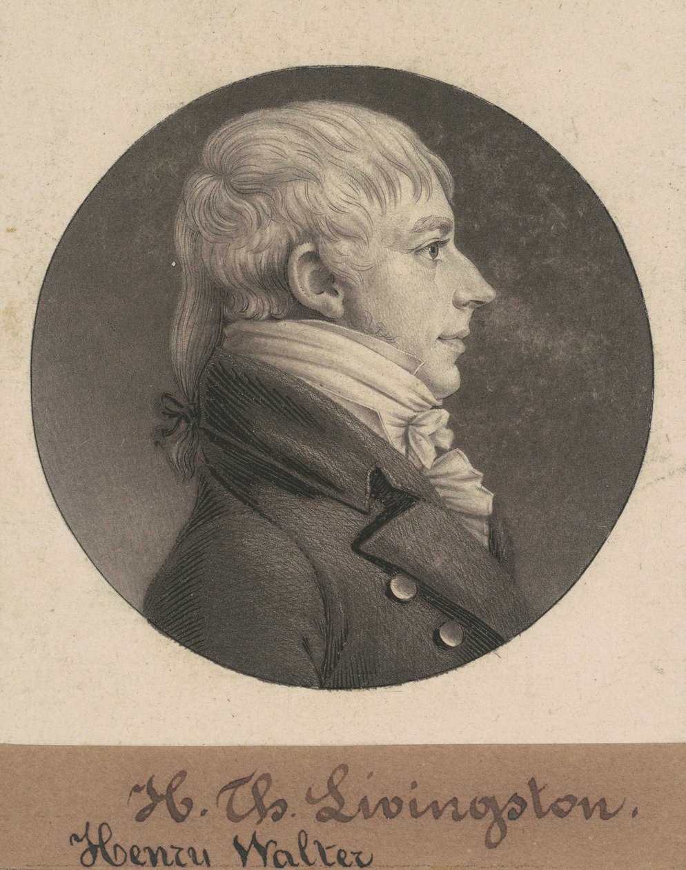 Henry Walter Livingston alkotó: Charles B. J. Févret de Saint Mémin