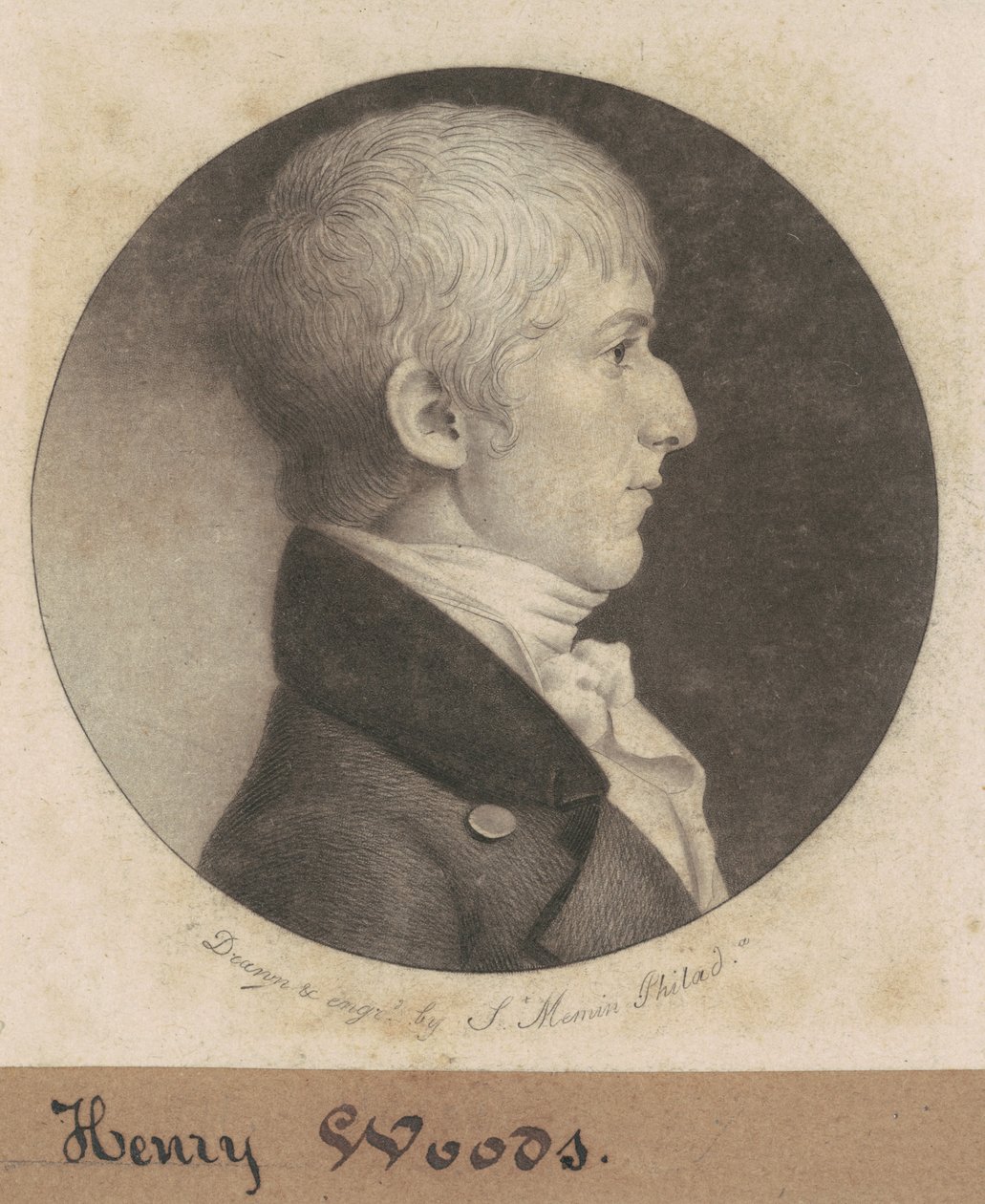 Henry Woods alkotó: Charles B. J. Févret de Saint Mémin