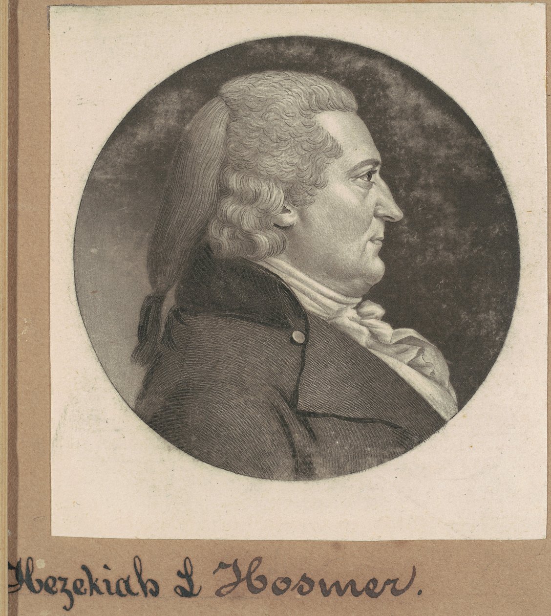 Ezékiás Lord Hosmer alkotó: Charles B. J. Févret de Saint Mémin