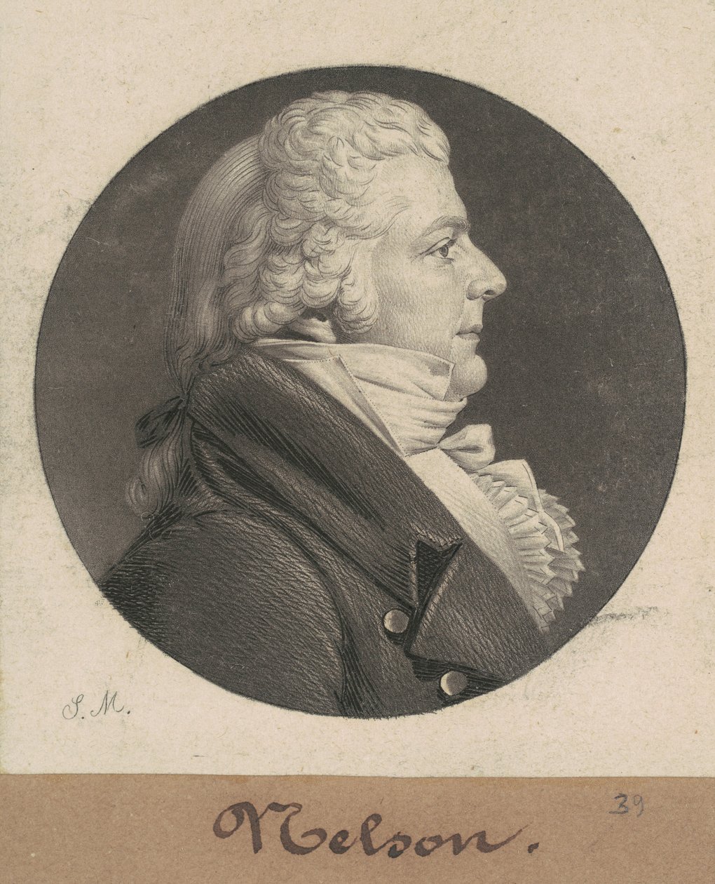 Hugh Nelson alkotó: Charles B. J. Févret de Saint Mémin
