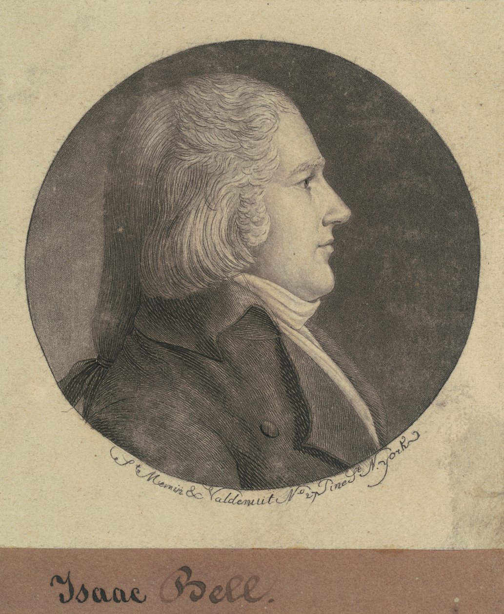 Isaac Bell alkotó: Charles B. J. Févret de Saint Mémin