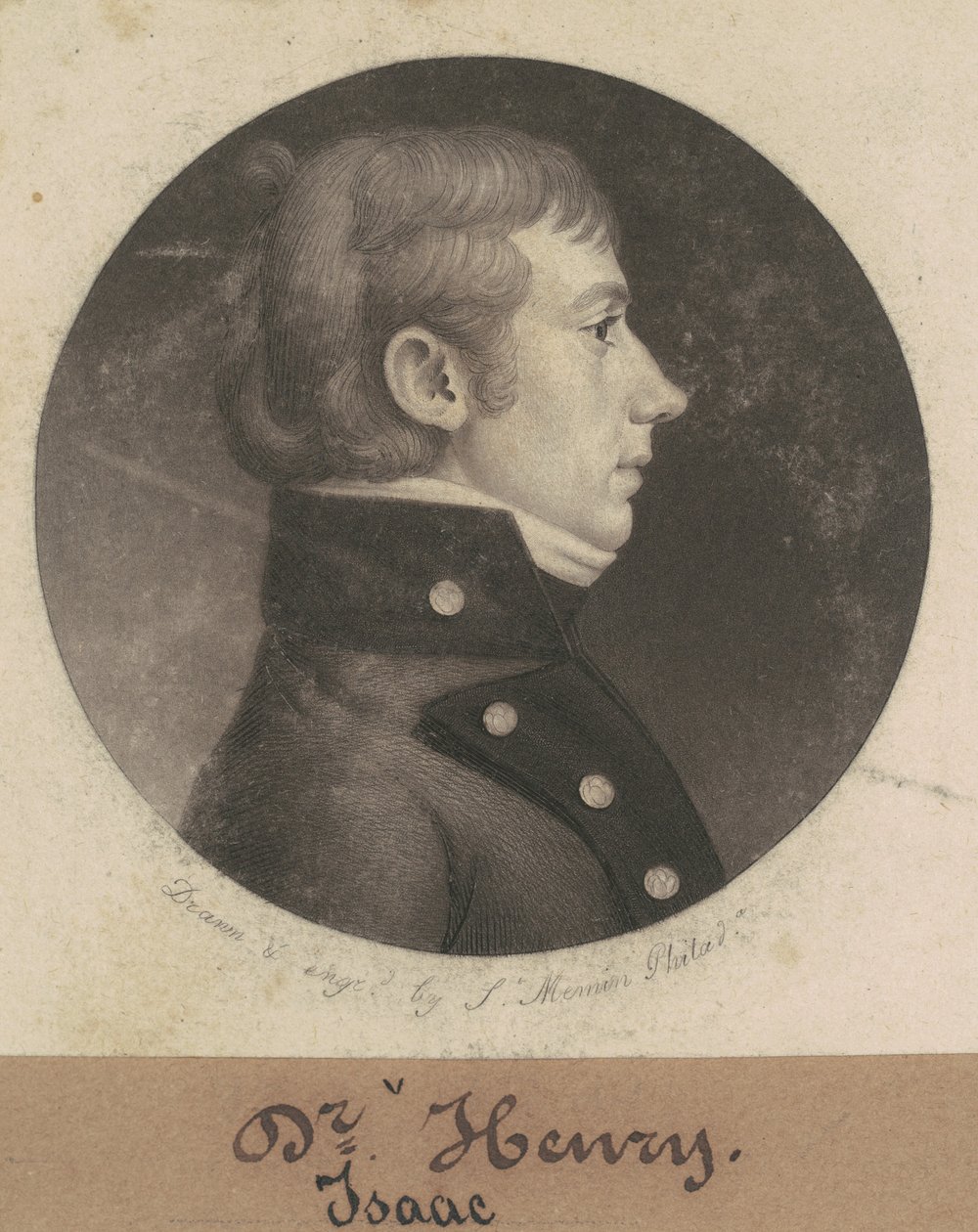 Isaac Henry alkotó: Charles B. J. Févret de Saint Mémin