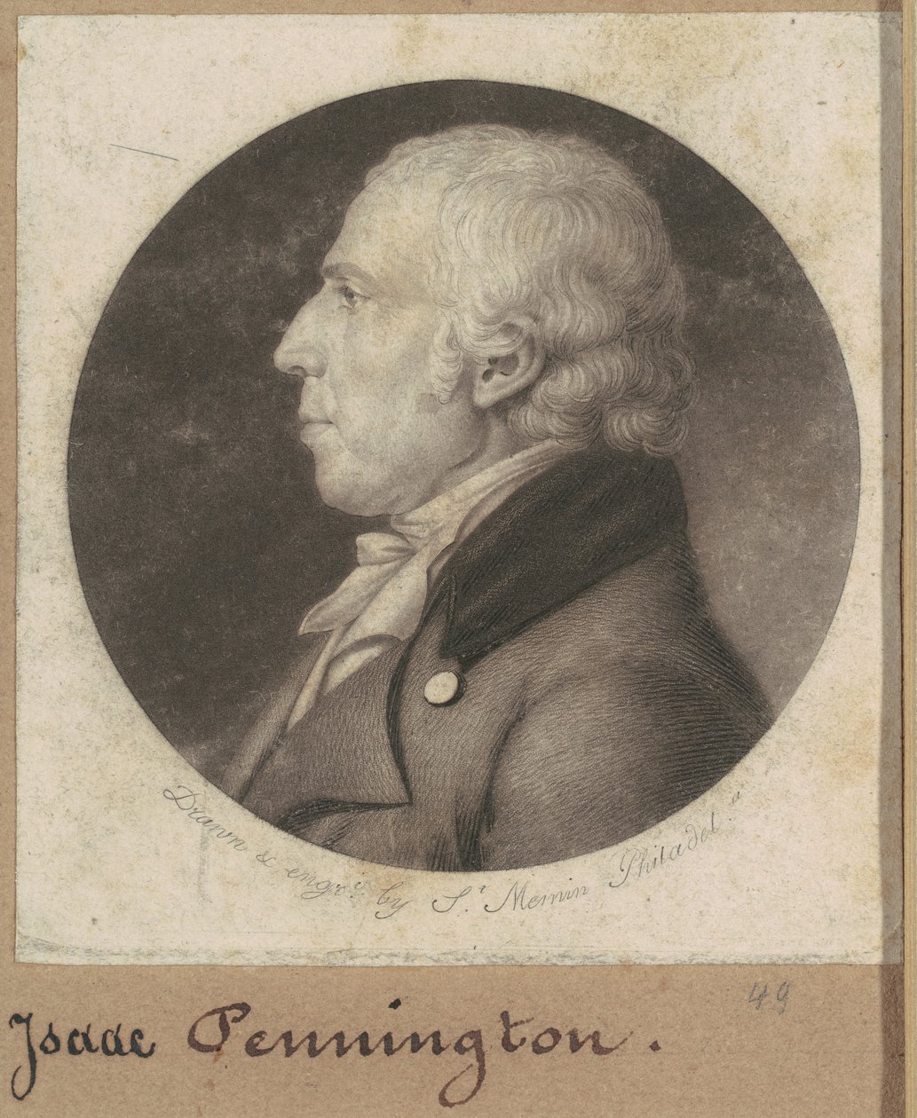 Isaac Penington alkotó: Charles B. J. Févret de Saint Mémin