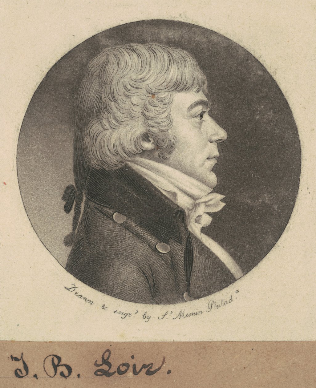 J. B. Loir alkotó: Charles B. J. Févret de Saint Mémin