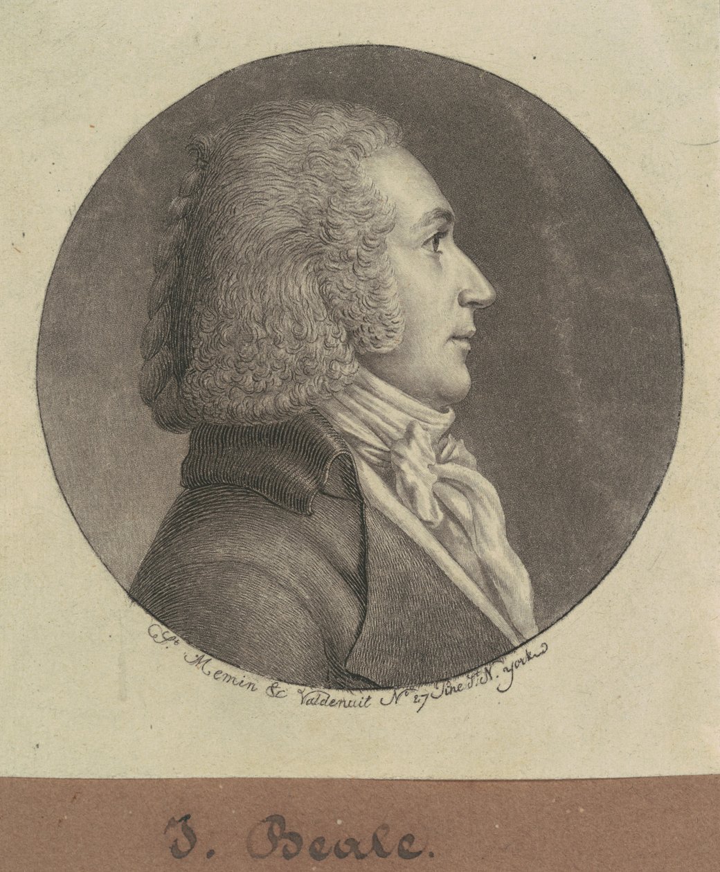 J. Beale alkotó: Charles B. J. Févret de Saint Mémin