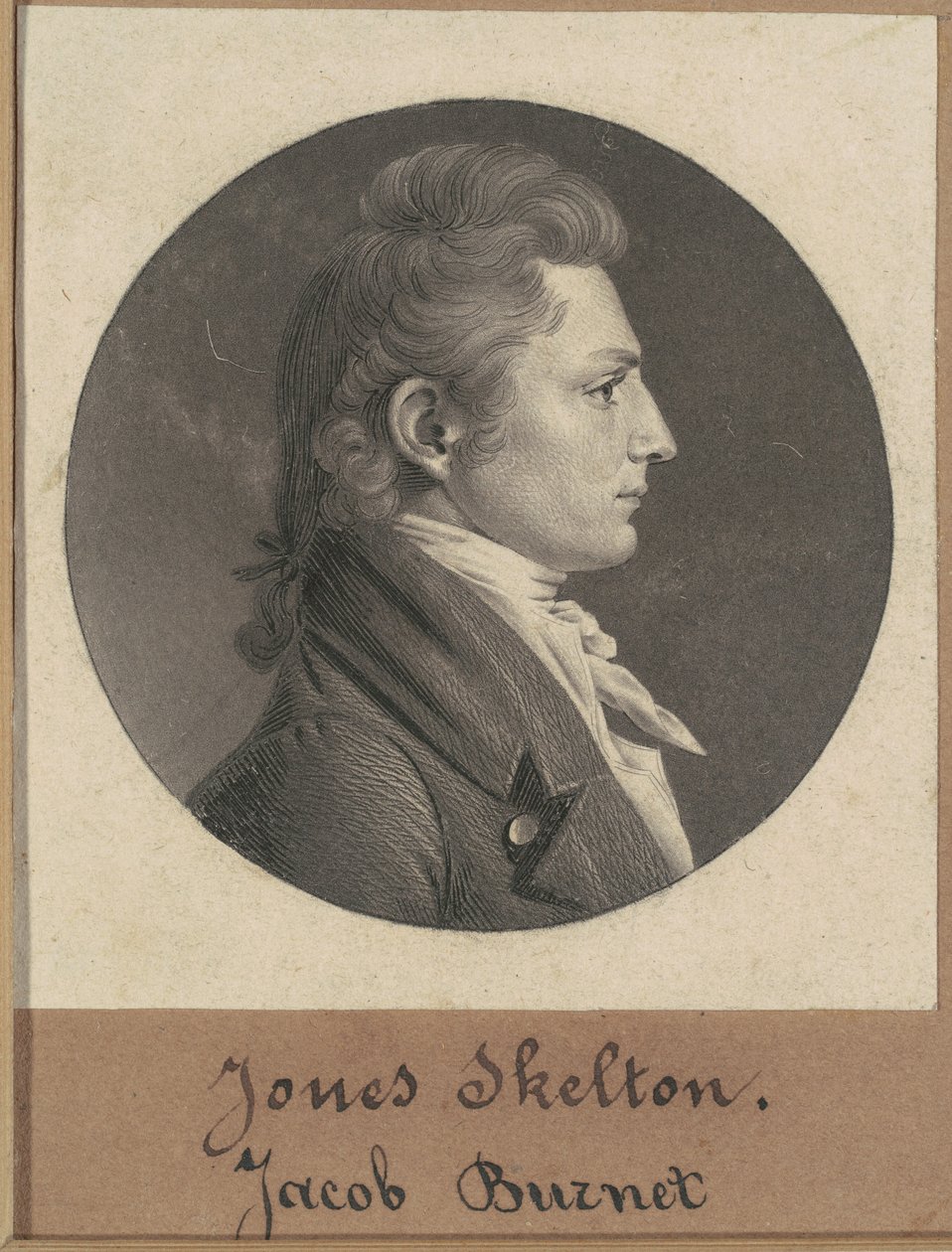 Jacob Burnet alkotó: Charles B. J. Févret de Saint Mémin