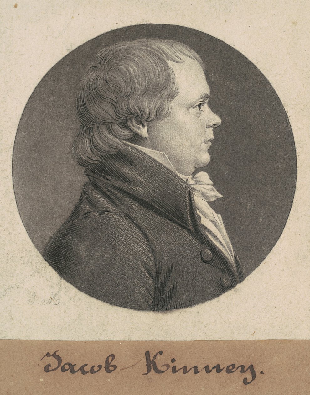 Jacob Kinney alkotó: Charles B. J. Févret de Saint Mémin