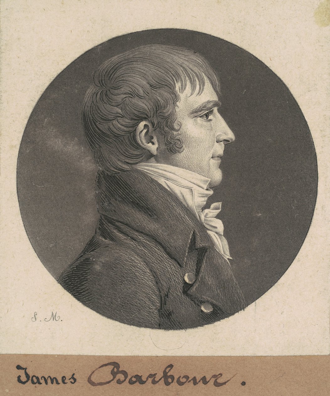 James Barbour alkotó: Charles B. J. Févret de Saint Mémin