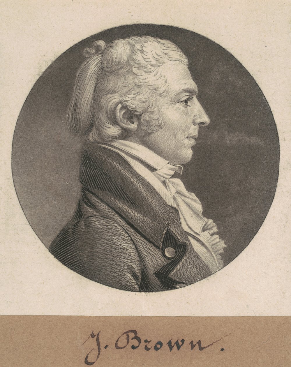 James Brown, Sr. alkotó: Charles B. J. Févret de Saint Mémin