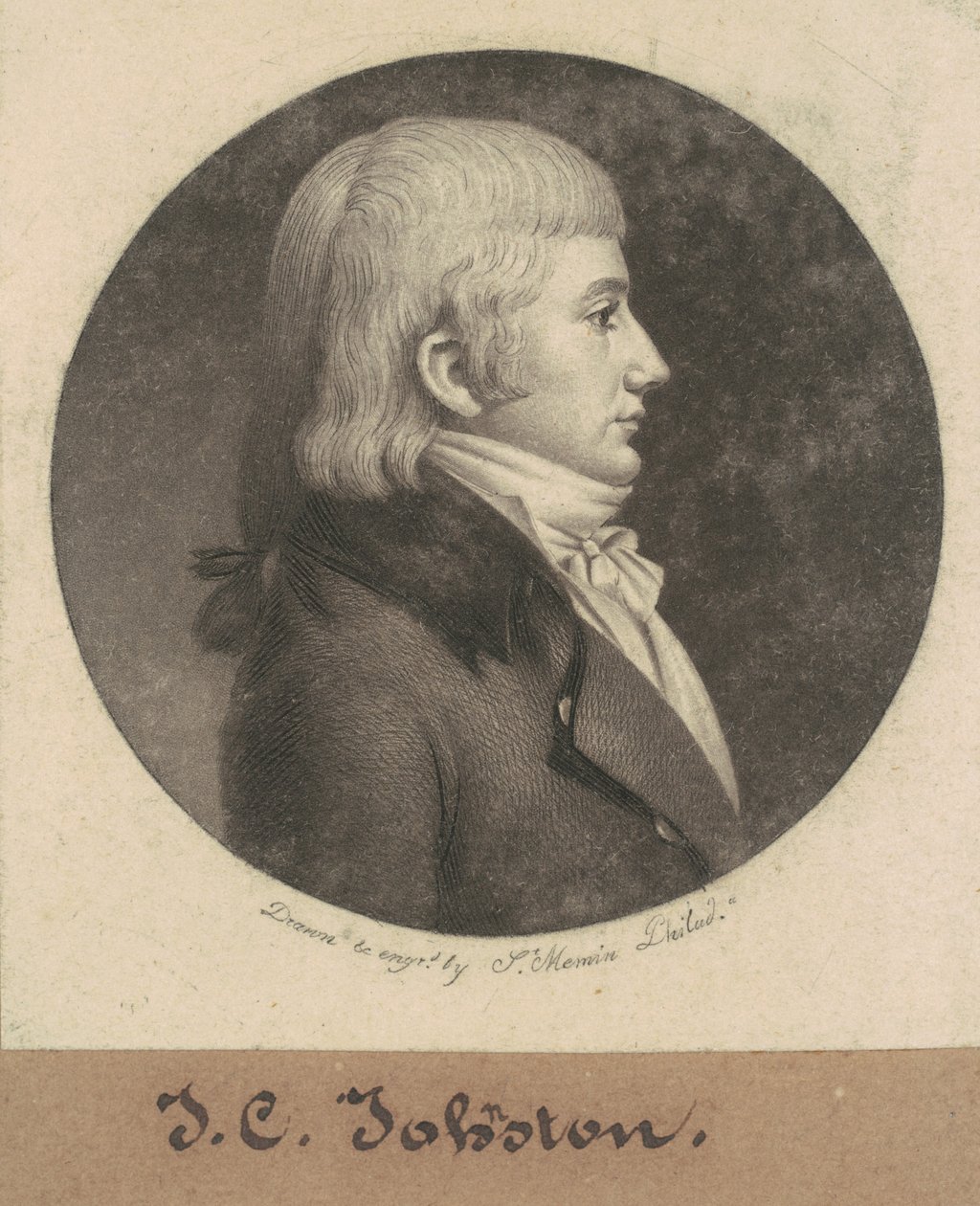 James Cathcart Johnston alkotó: Charles B. J. Févret de Saint Mémin