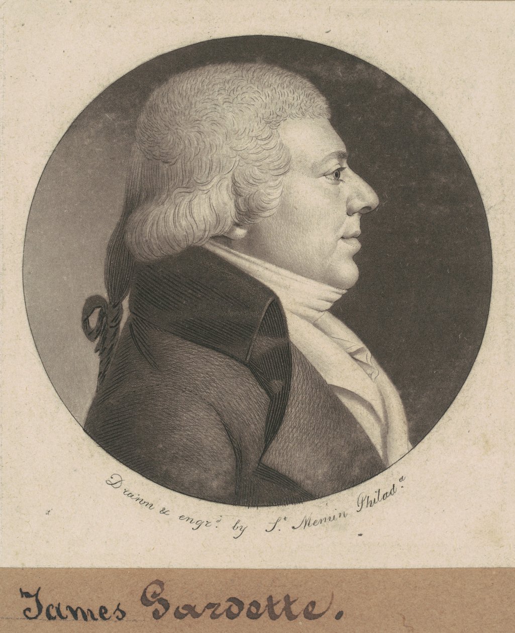 James Gardette alkotó: Charles B. J. Févret de Saint Mémin
