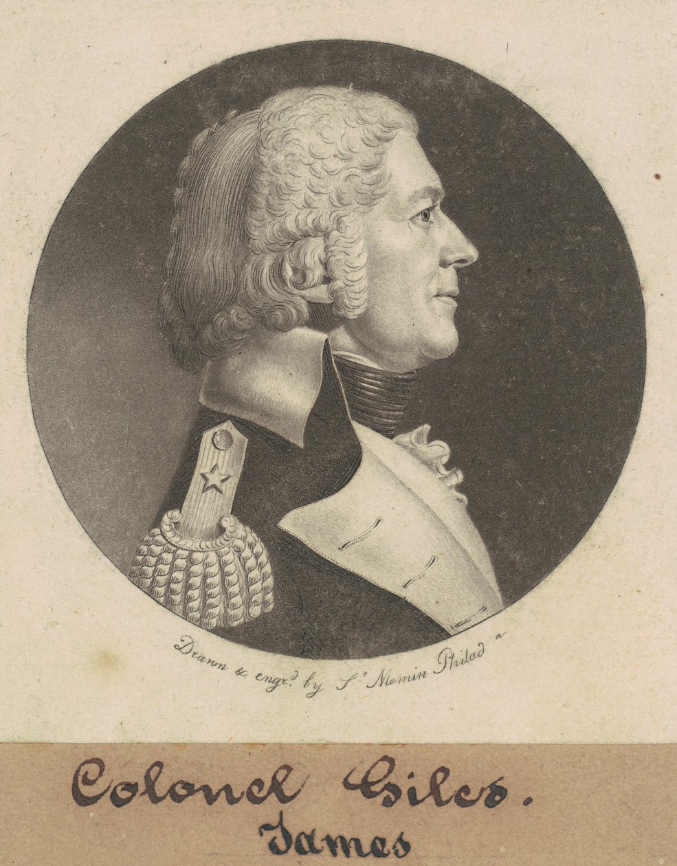 James Giles alkotó: Charles B. J. Févret de Saint Mémin