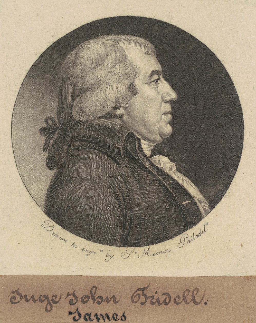 James Iredell alkotó: Charles B. J. Févret de Saint Mémin
