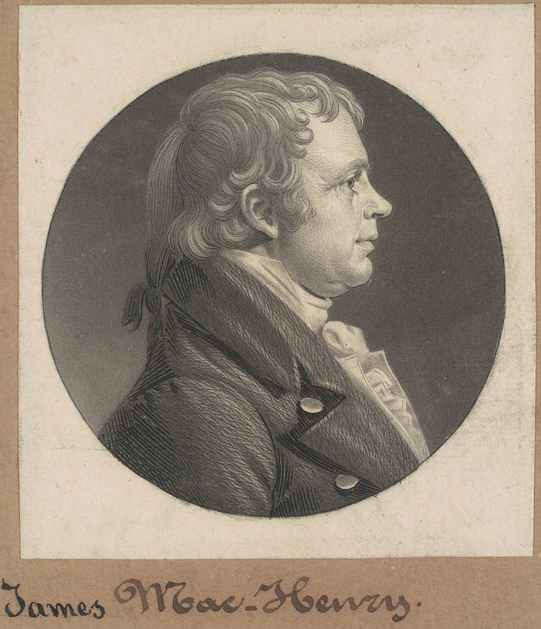 James McHenry alkotó: Charles B. J. Févret de Saint Mémin
