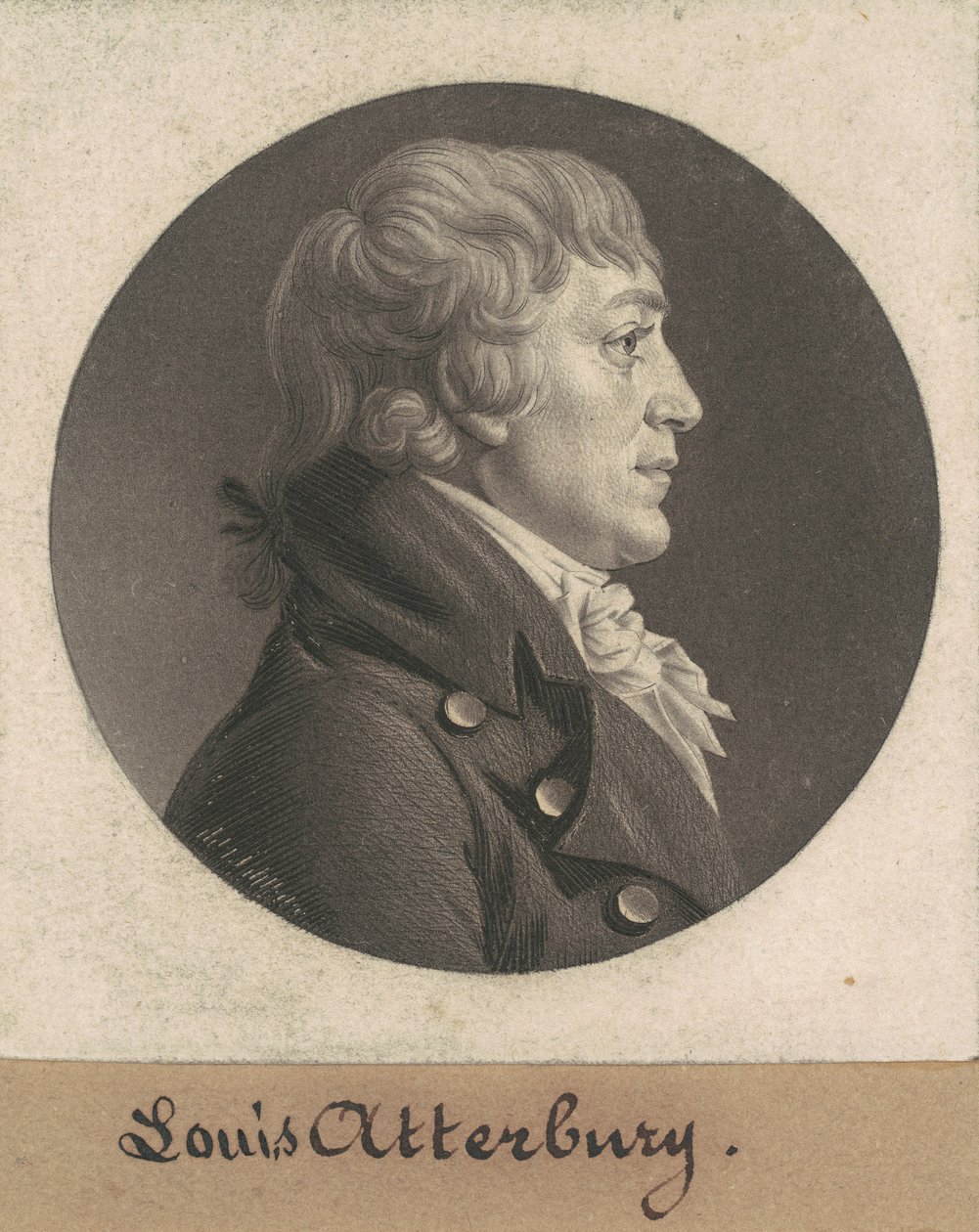 James Wilson alkotó: Charles B. J. Févret de Saint Mémin