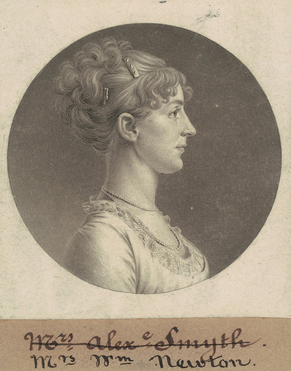 Jane Barr Stuart Newton alkotó: Charles B. J. Févret de Saint Mémin