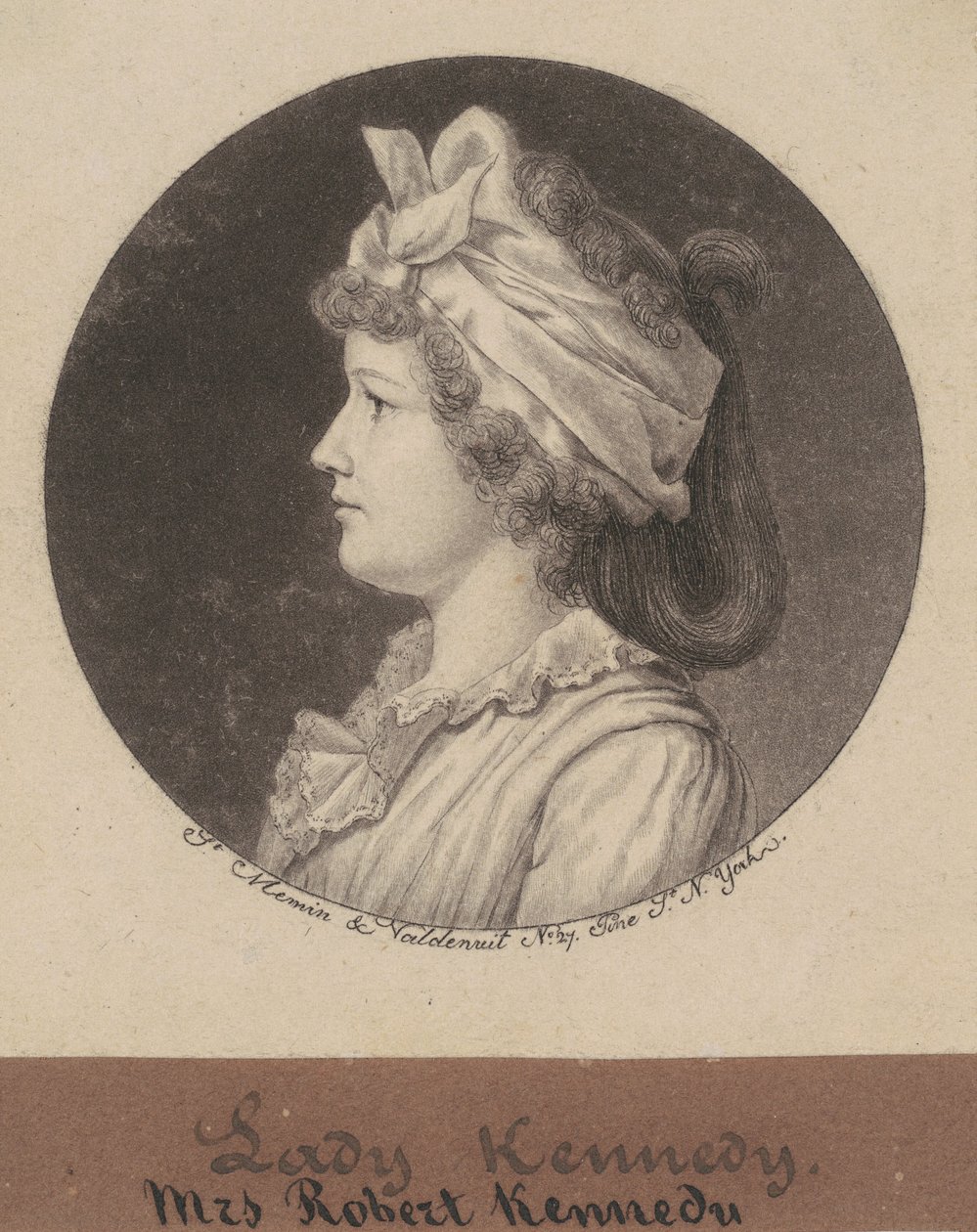 Jane Macomb Kennedy alkotó: Charles B. J. Févret de Saint Mémin