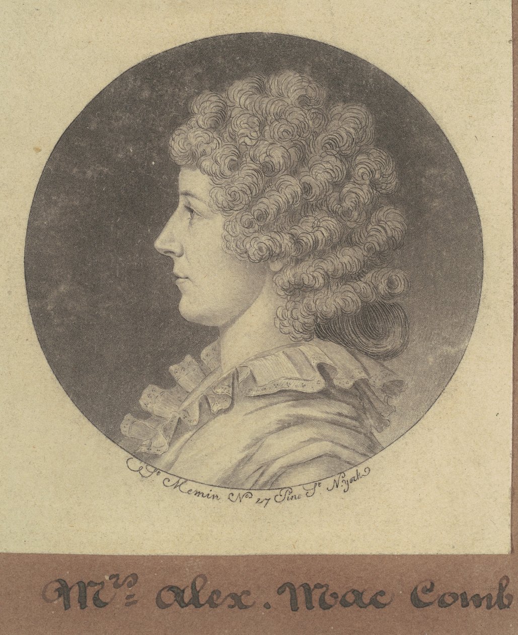 Janette Marshall Macomb alkotó: Charles B. J. Févret de Saint Mémin