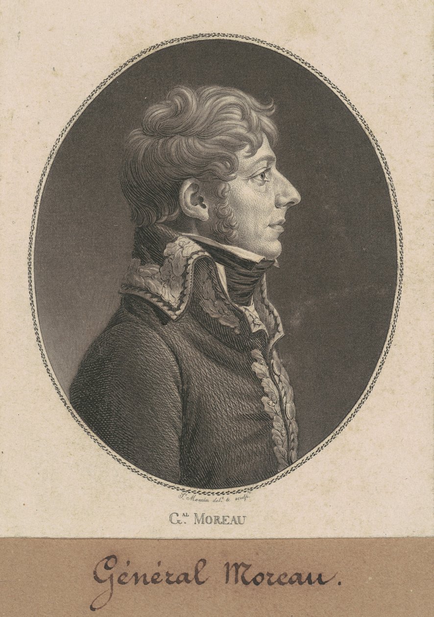 Jean-Victor Moreau alkotó: Charles B. J. Févret de Saint Mémin