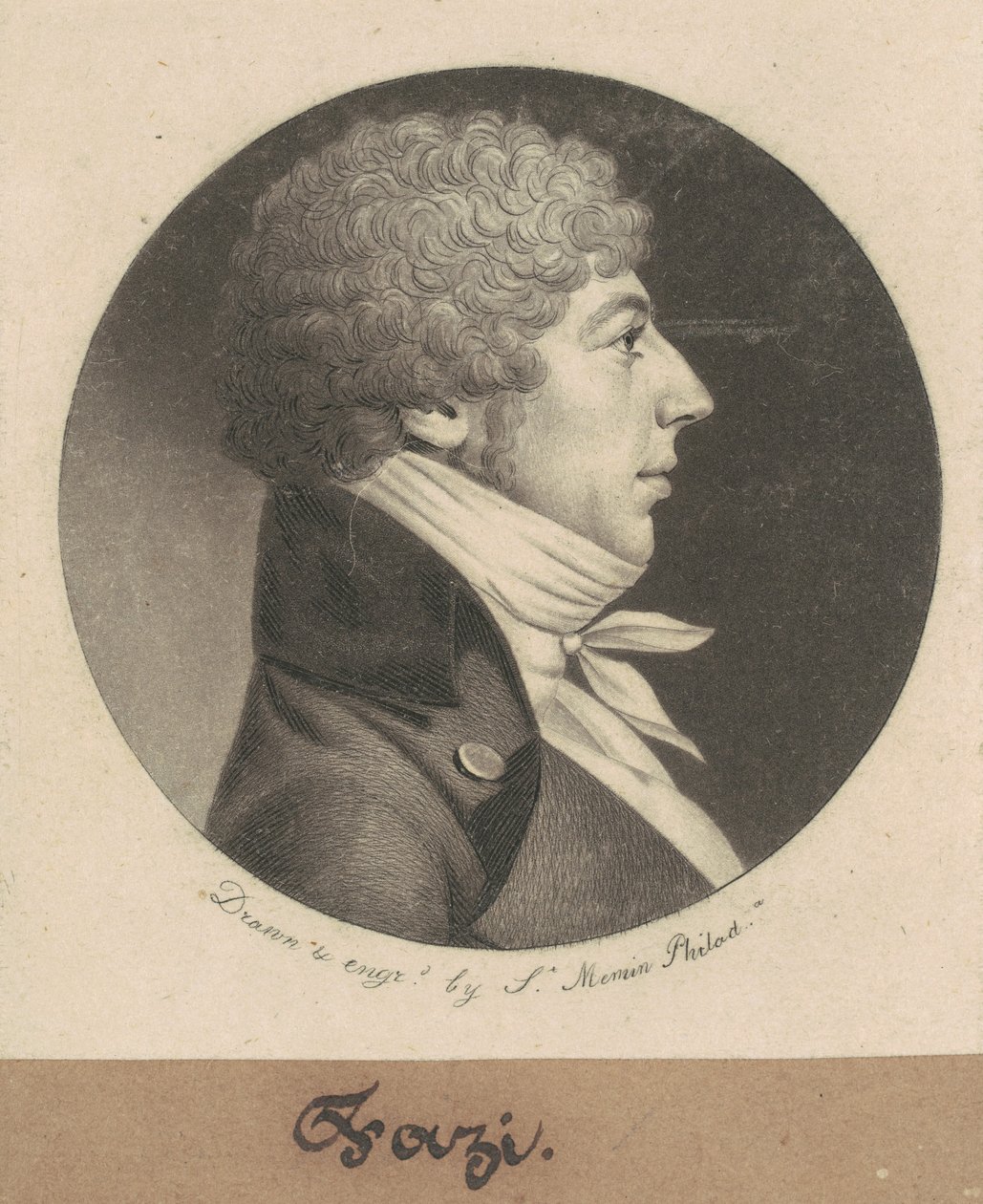 Fazi János Salamon alkotó: Charles B. J. Févret de Saint Mémin