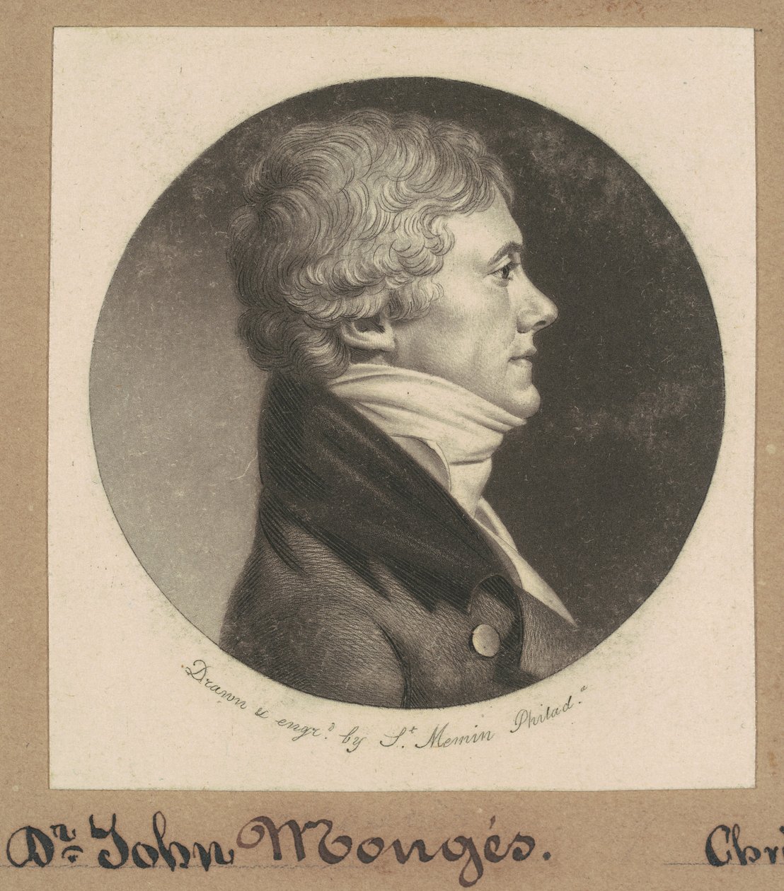 John Armentaire Monges alkotó: Charles B. J. Févret de Saint Mémin