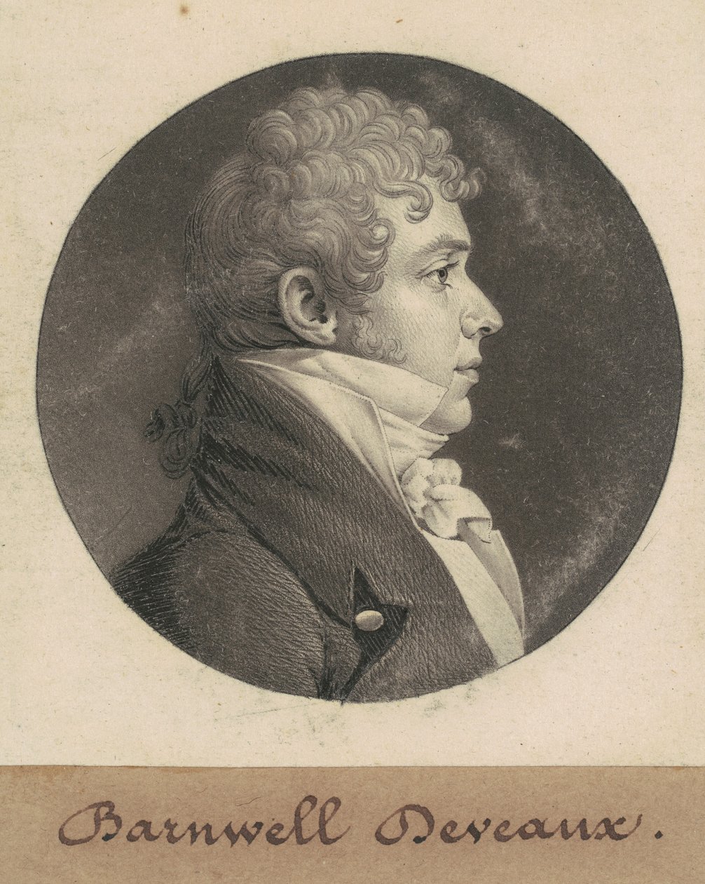John Barnwell Deveaux alkotó: Charles B. J. Févret de Saint Mémin
