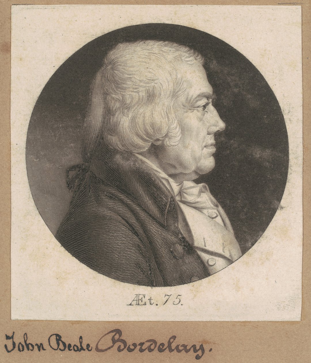 John Beale Bordley alkotó: Charles B. J. Févret de Saint Mémin