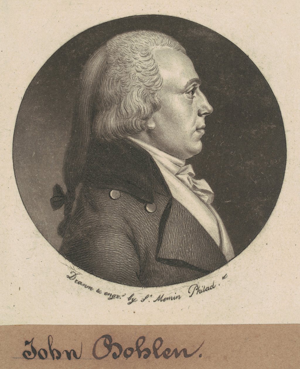 John Bohlen alkotó: Charles B. J. Févret de Saint Mémin