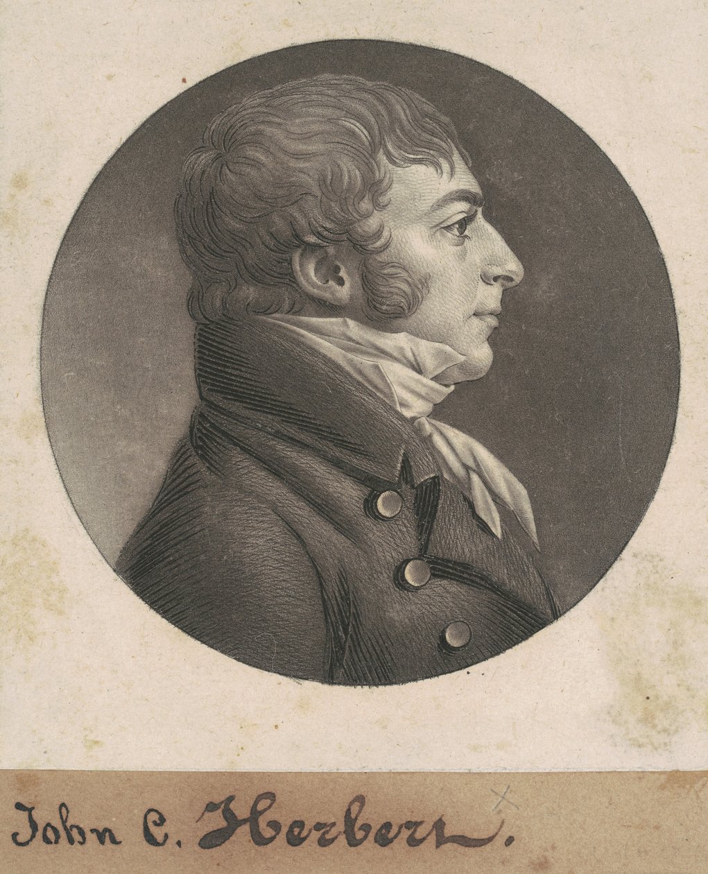 John Carlyle Herbert alkotó: Charles B. J. Févret de Saint Mémin