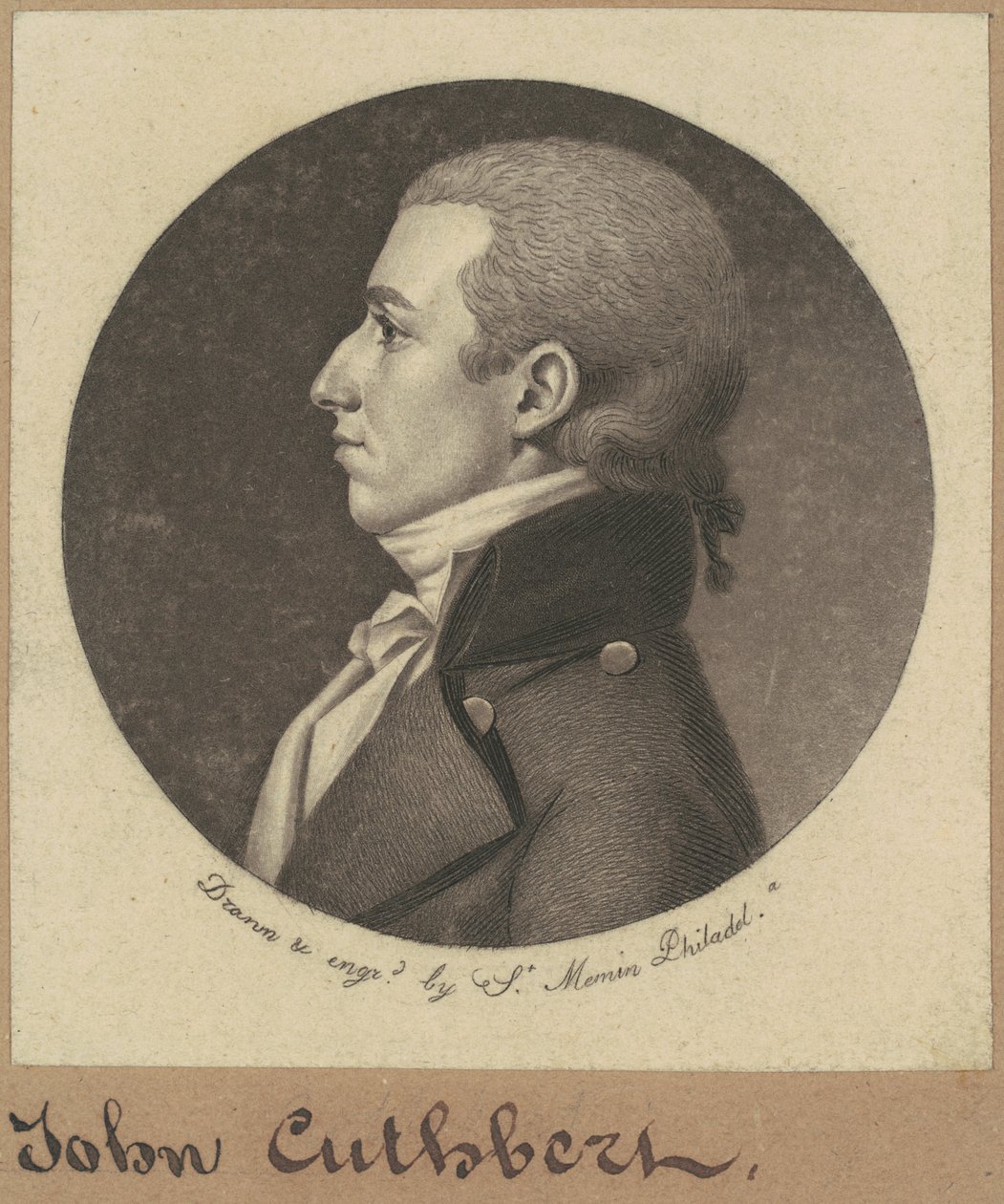 John Cuthbert alkotó: Charles B. J. Févret de Saint Mémin