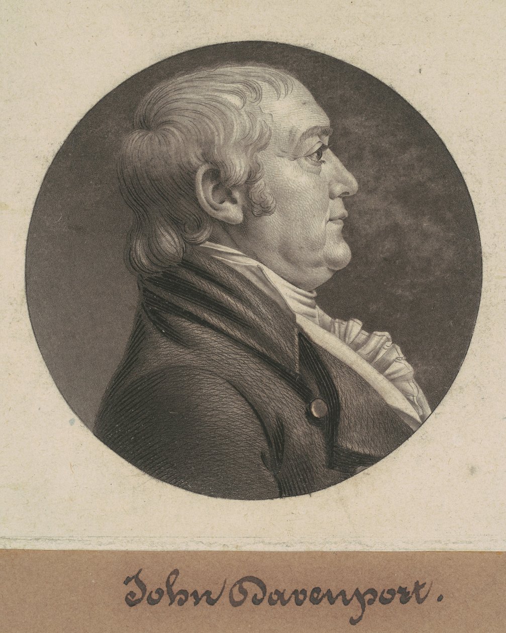 John Davenport alkotó: Charles B. J. Févret de Saint Mémin