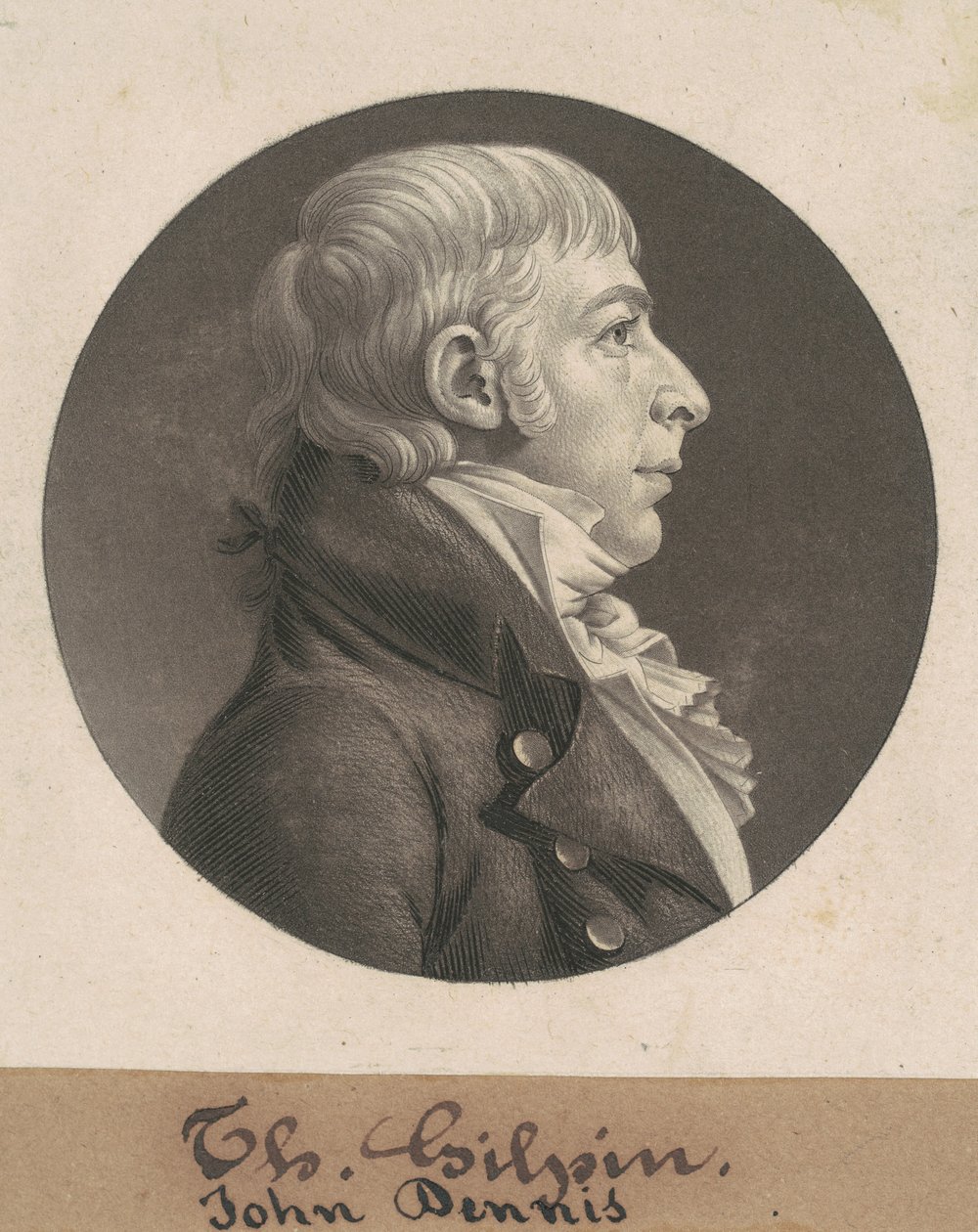 John Dennis alkotó: Charles B. J. Févret de Saint Mémin
