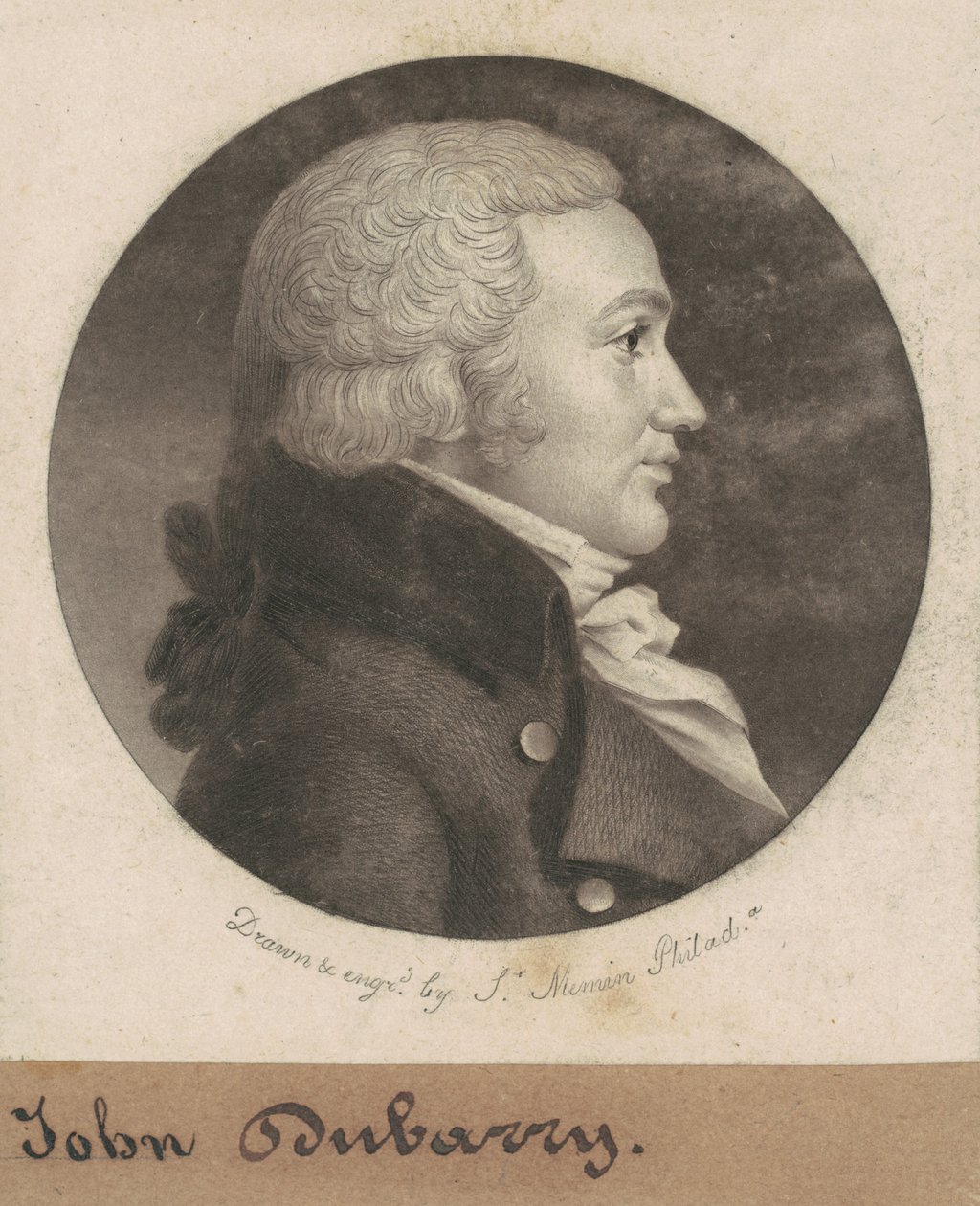 John Dubarry alkotó: Charles B. J. Févret de Saint Mémin