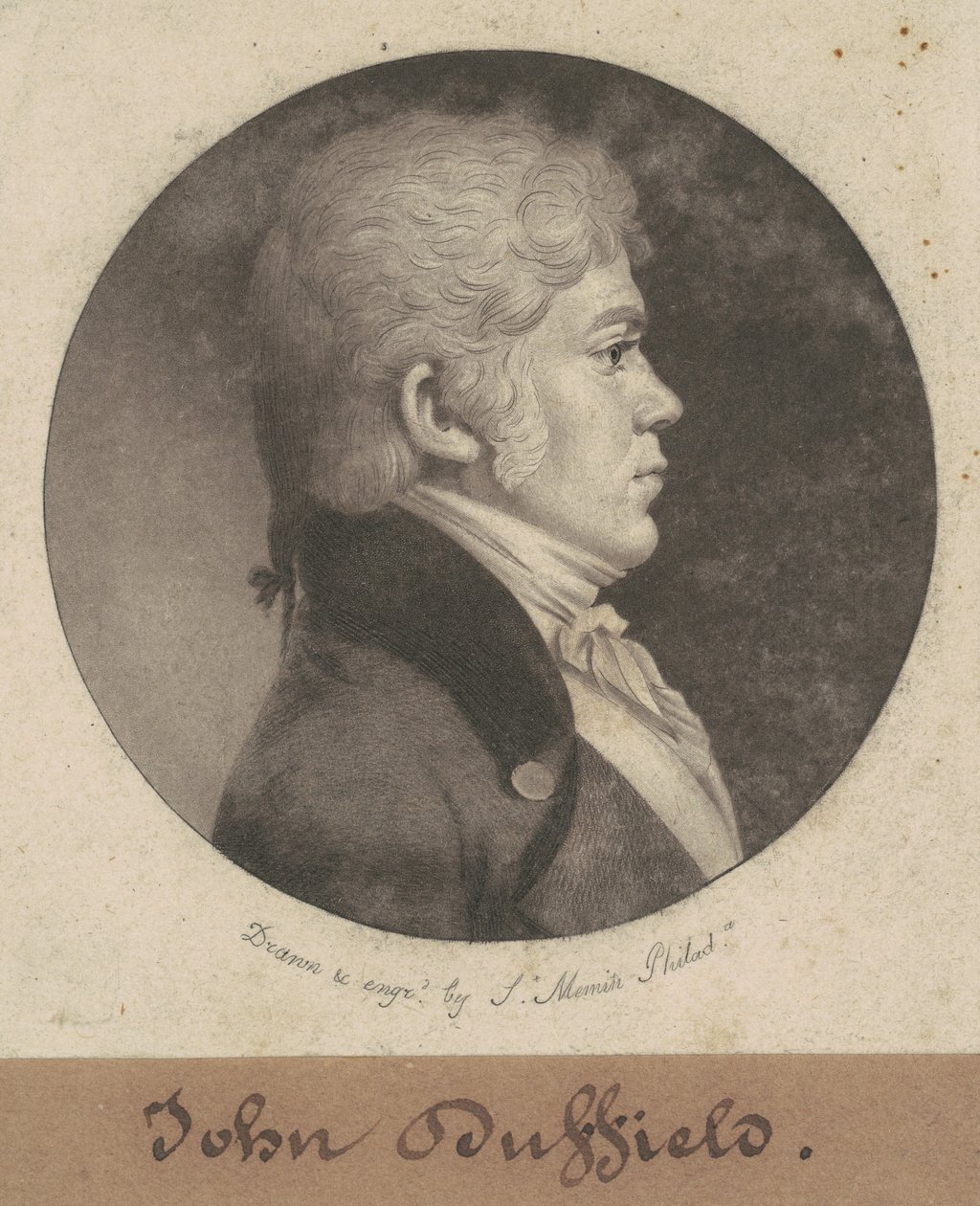 John Duffield alkotó: Charles B. J. Févret de Saint Mémin