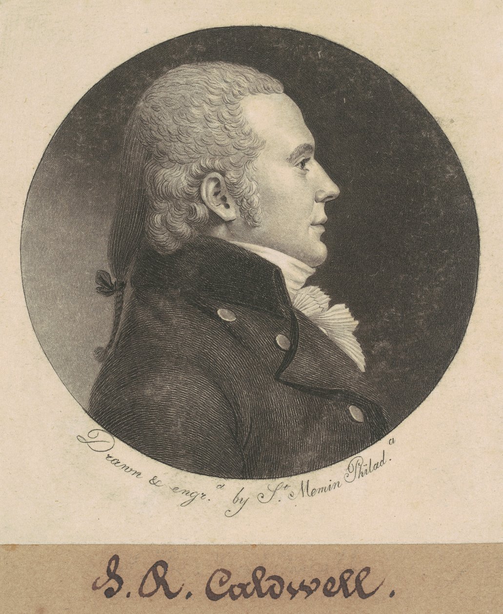 John Edwards Caldwell alkotó: Charles B. J. Févret de Saint Mémin