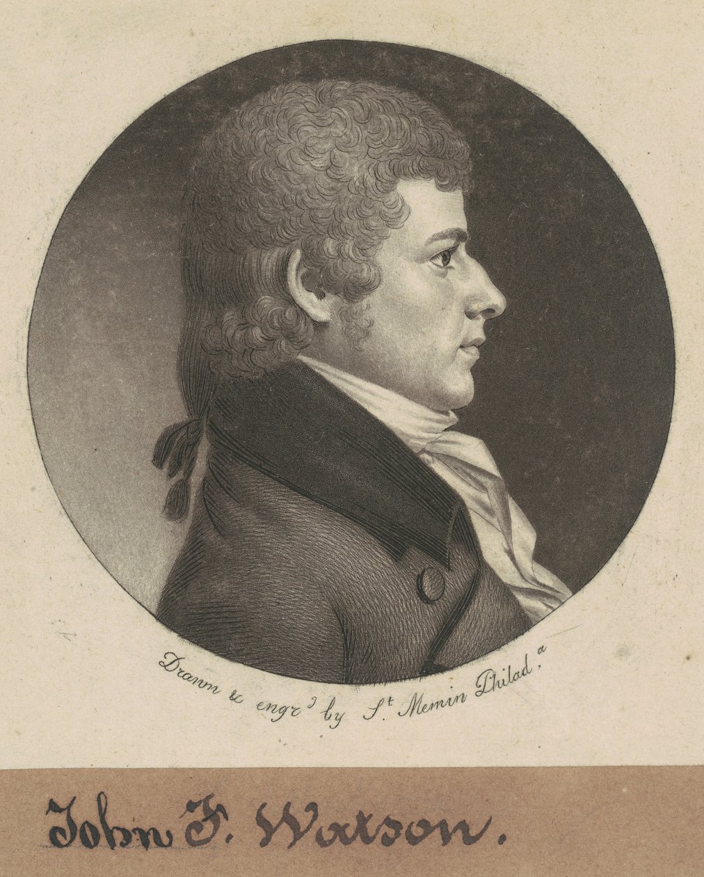 John Fanning Watson alkotó: Charles B. J. Févret de Saint Mémin