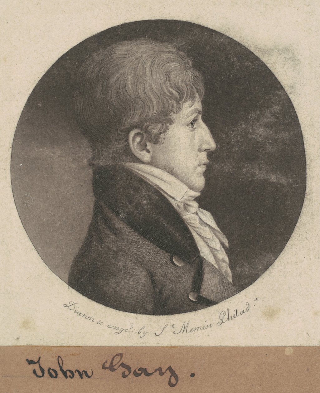 John Gay alkotó: Charles B. J. Févret de Saint Mémin