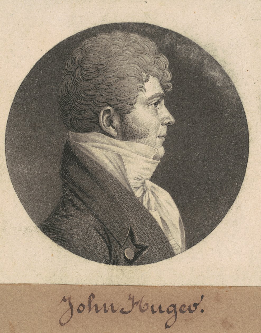 John Huger alkotó: Charles B. J. Févret de Saint Mémin