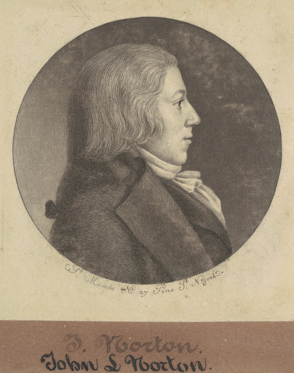 John Leake Norton alkotó: Charles B. J. Févret de Saint Mémin