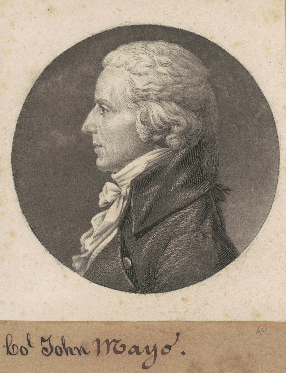 Május János II alkotó: Charles B. J. Févret de Saint Mémin