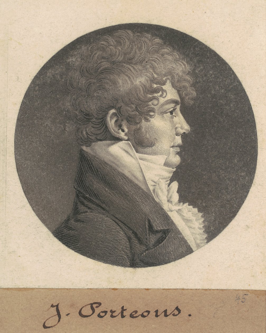 John Porteous alkotó: Charles B. J. Févret de Saint Mémin