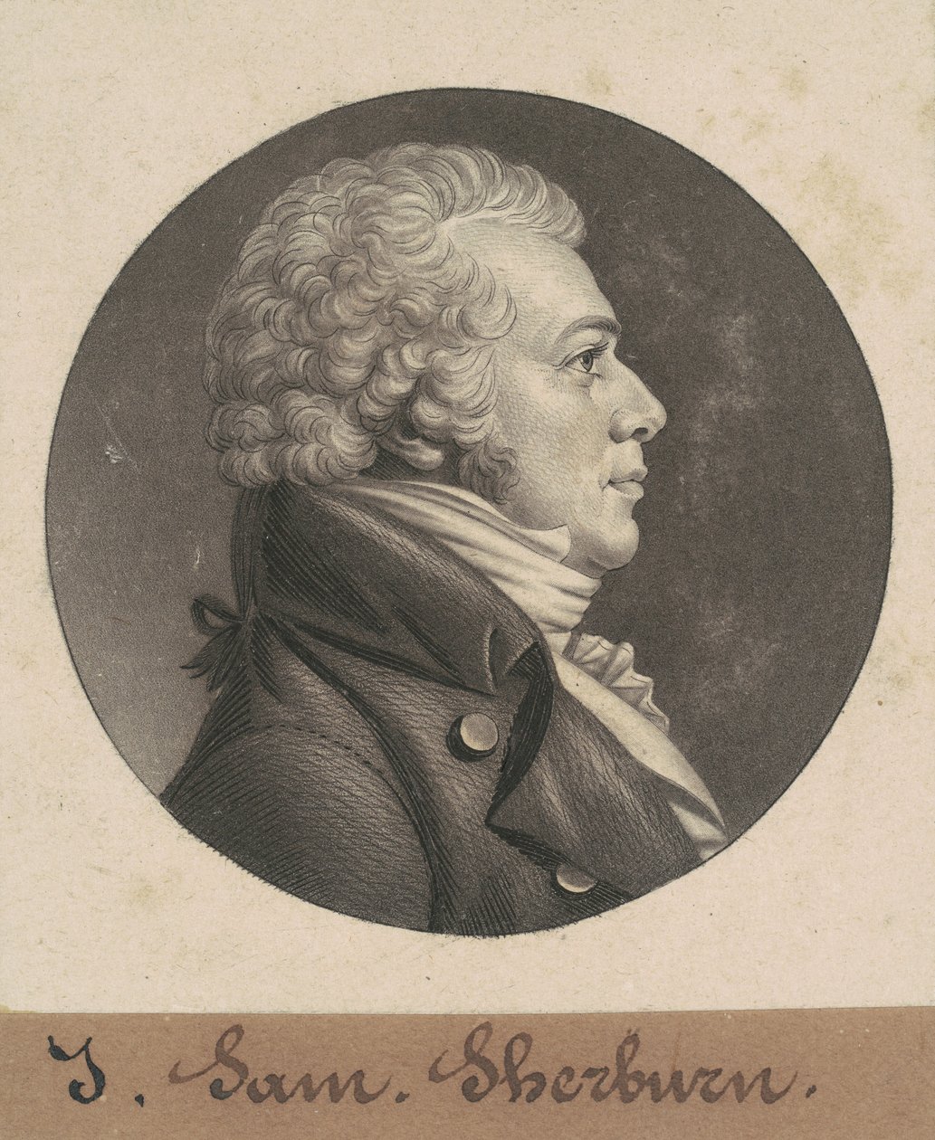 John Samuel Sherburne alkotó: Charles B. J. Févret de Saint Mémin