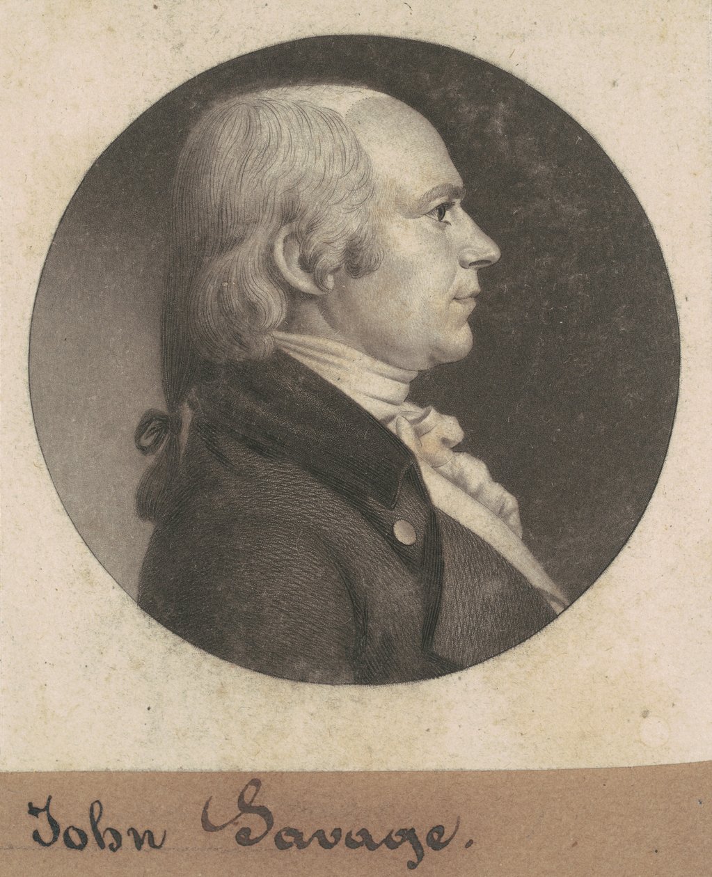 John Savage alkotó: Charles B. J. Févret de Saint Mémin